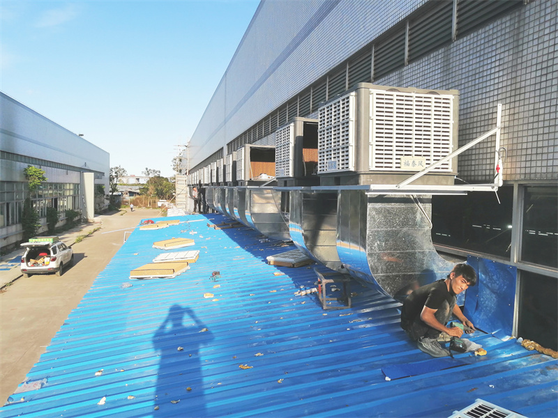 車間降溫工業(yè)冷風(fēng)機(jī)！